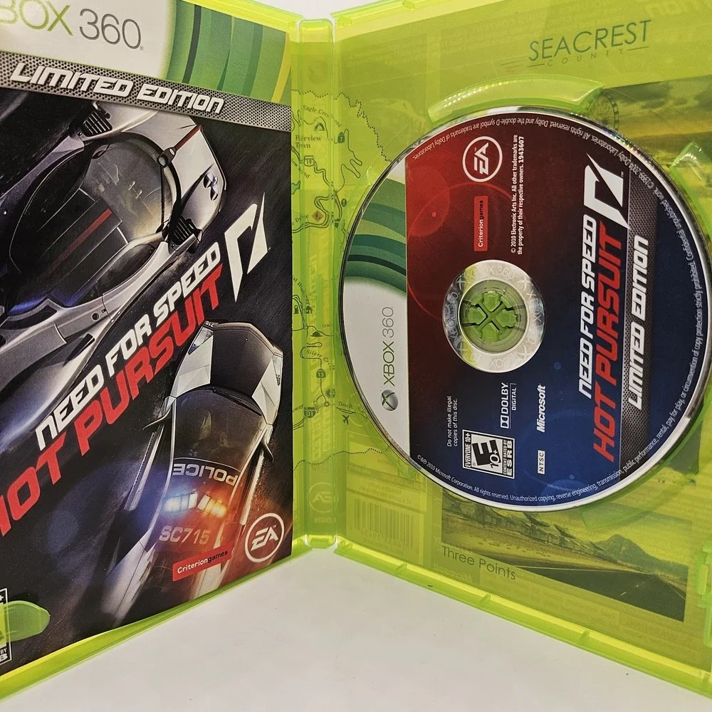 Need for Speed Hot Pursuit Limited‎ Edition Xbox 360 Complete EA Racing